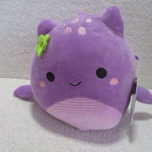 Original Squishmallow Shon the Dragon Loch Ness Monster Purple S8 # 2271 NWT